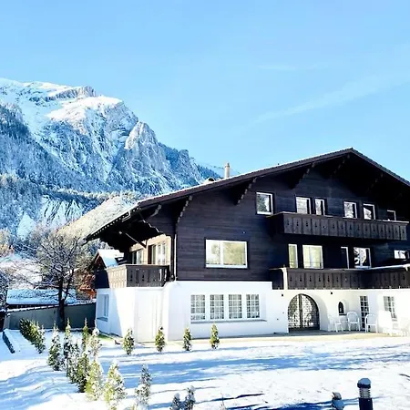 Modern Designed, Luxury Mountain View Kandersteg