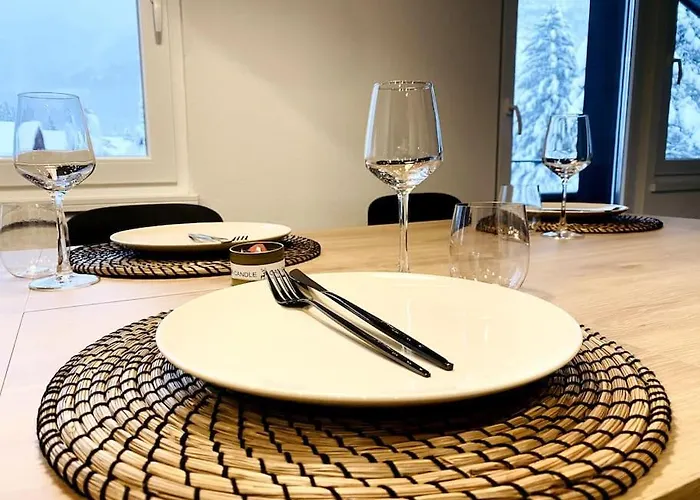 Modern Designed, Luxury Mountain View Lejlighed Kandersteg