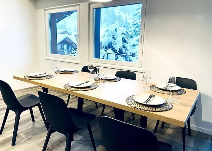 Modern Designed, Luxury Mountain View Lejlighed Kandersteg