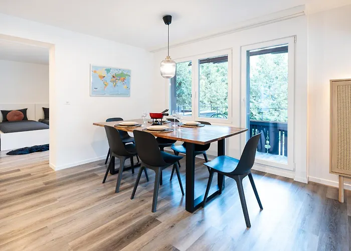 Modern Designed, Luxury Mountain View Lejlighed Kandersteg