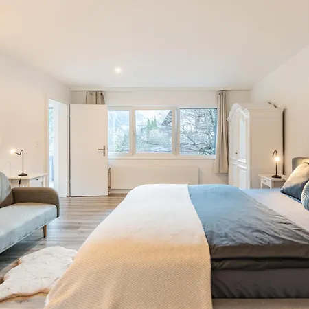 Modern Designed, Luxury Mountain View Kandersteg